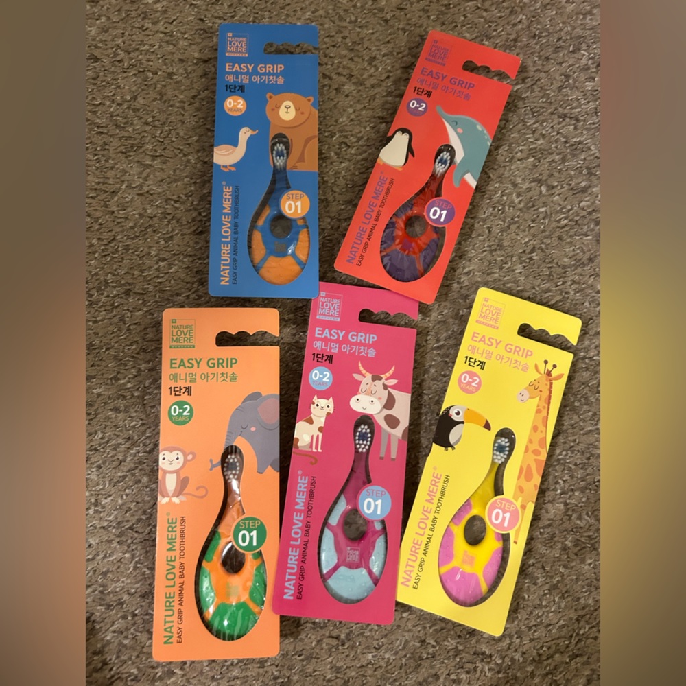 Nature Love Mere Easy Grip Toothbrush Set of 5